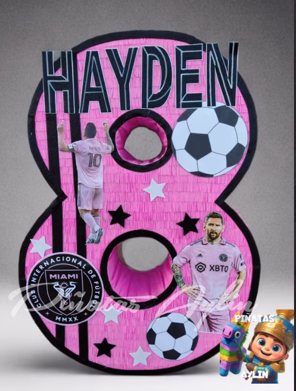 Custom soccer piñata